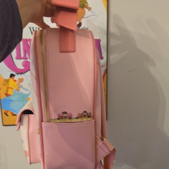 Danielle Nicole Beautiful Pink Dress Cinderella Mini Backpack Disney - Picture 4 of 6